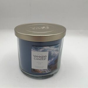 Yankee Candle Ocean Air 3 Wick 14.5oz Blue Jar Glass Tumbler USA